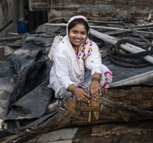 smiling woman