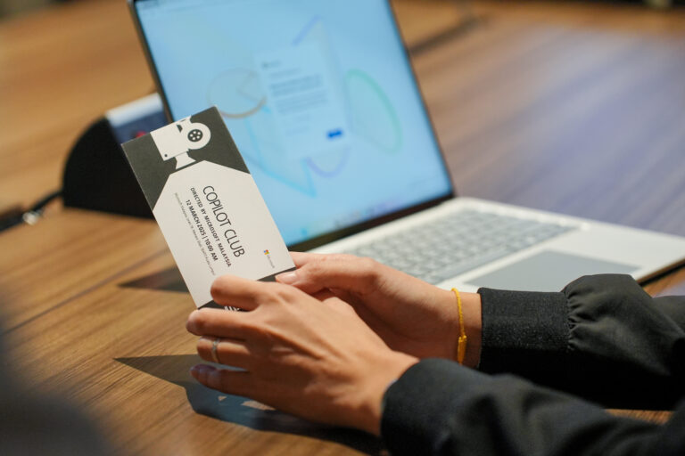 A movie ticket to enter Copilot Club